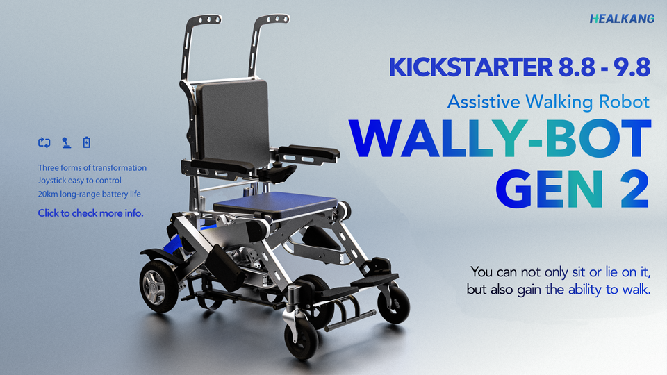 Wally-Bot GEN2: The Chair that Walks, Stands, and Rests.