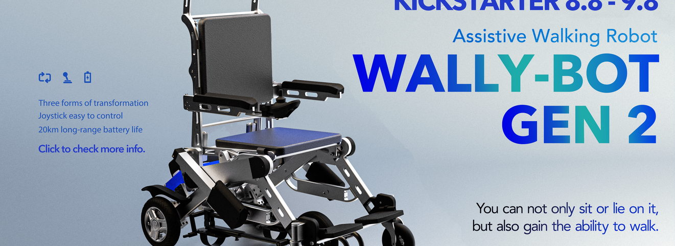 Wally-Bot GEN2: The Chair that Walks, Stands, and Rests.